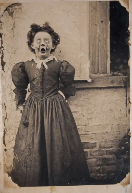 antique photo, nameless one, style of horror novel,  <lora:Antique_Photo:1>