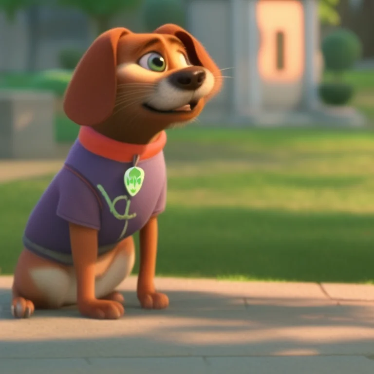 Dog in a park, Zootopiav4