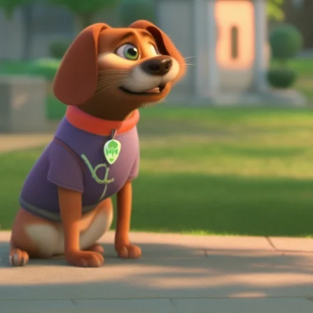 Dog in a park, Zootopiav4