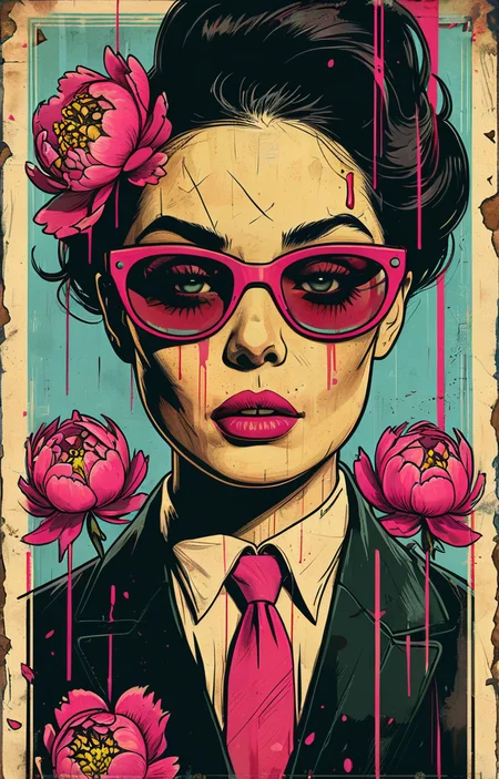 masterpiece,best quality,<lora:tbh335-sdxl:0.6>,illustration,style of Butcher Billy
decaying peonies