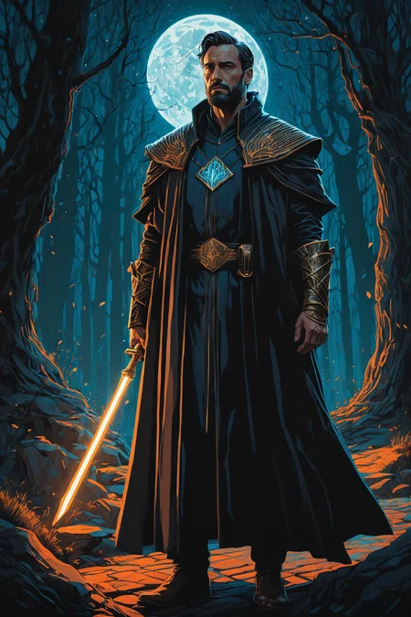 by ( Petros Afshar and ( Walter Percy Day in the style of (( Becky Cloonan ))) and Thomas Saliot ), digital oil pastel on canvas<lora:oil_pastel:1.00> of a cinematic photo <lora:juggernaut_cinematic:1.00>, enchanted high fantasy fanciful cleric