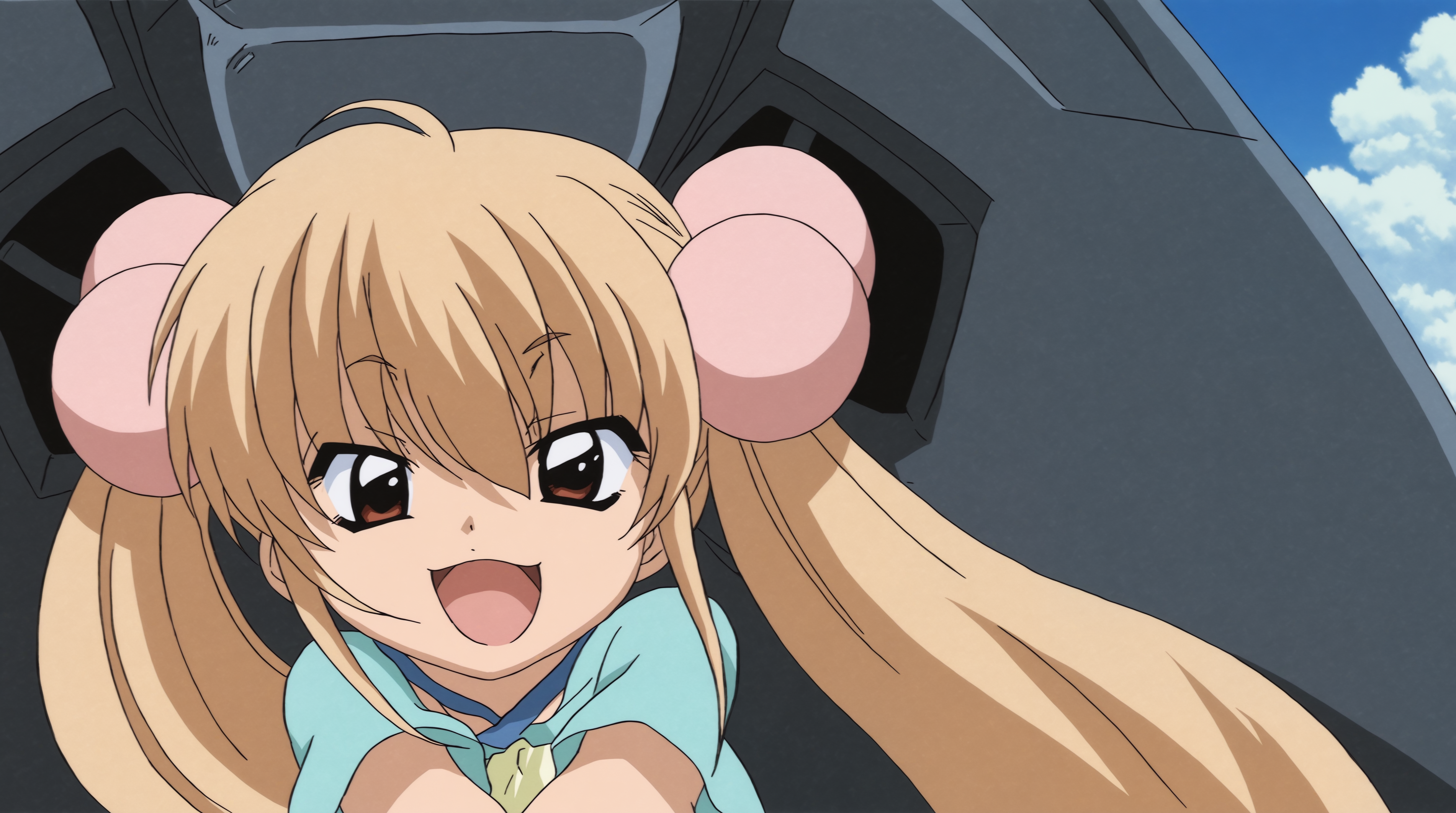 masterpiece, ultra detailed background, 1girl, Kokonoe Rin, happy, piloting mecha <lora:Kodomo_no_Jikan-Kokonoe_Rin-Illustrious_XL adafactor:0.8>