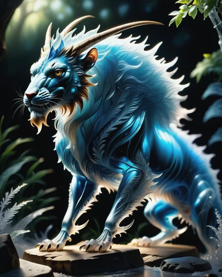 score_9, score_8_up, score_7_up, intricate details, rating_safe,
<lora:BioIceCrystalsPONY:1>, 1boy(made out of Jed-Blmicry, bioluminiscence, translucent,
feral furry, handsome troll,
full body, looking at the viewer, solo, smiling), detailed background, depth of field, subsurface scattering, 
<lora:ral-chrosc-clr:0.3>, ral-chrosc-clr,
<lora:xl_more_art-full_v1:0.3>,
<lora:add-detail-xl:0.3>