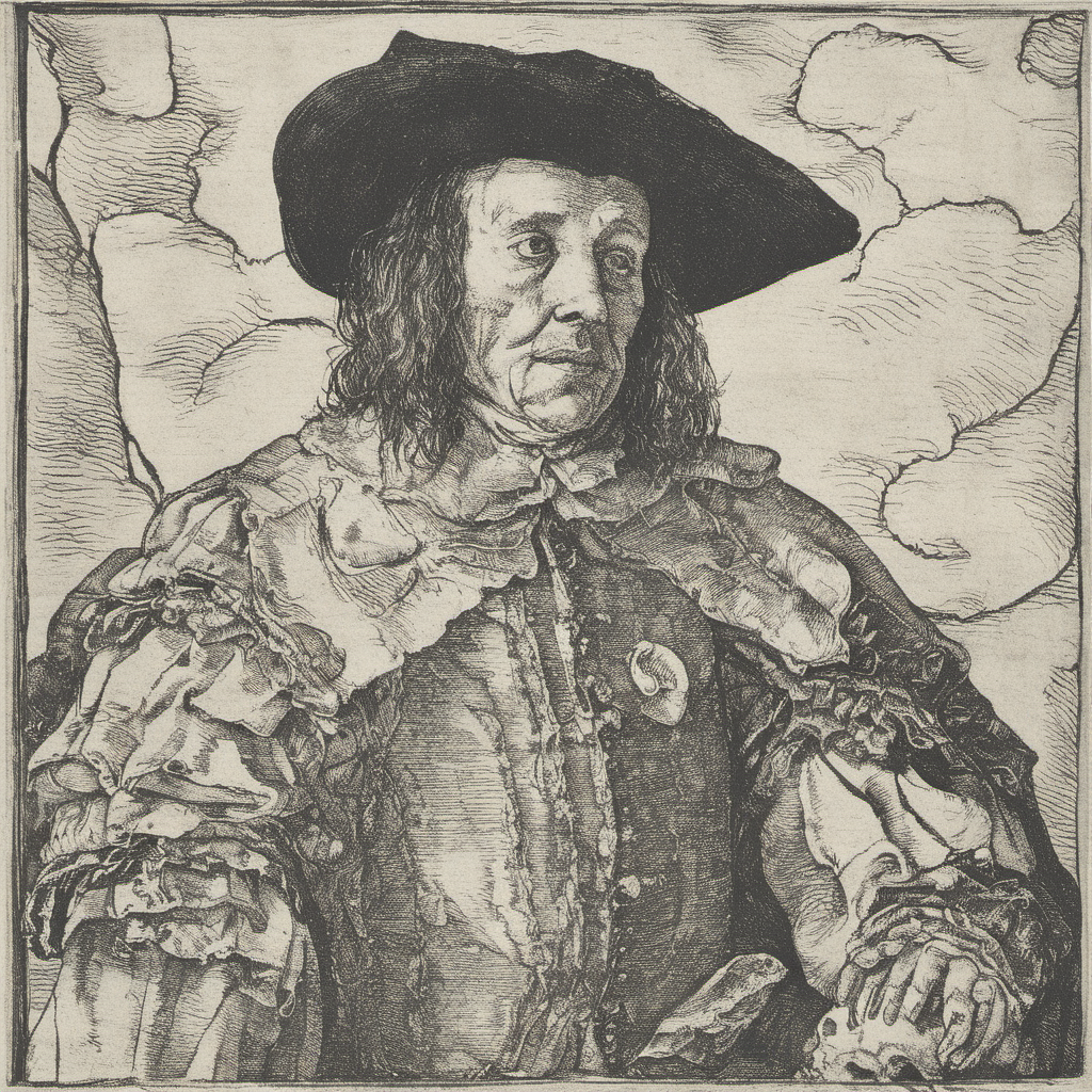 high quality, masterpiece,  dansemacabre  ,portrait of a man <lora:dansemacabre-000007:1>
