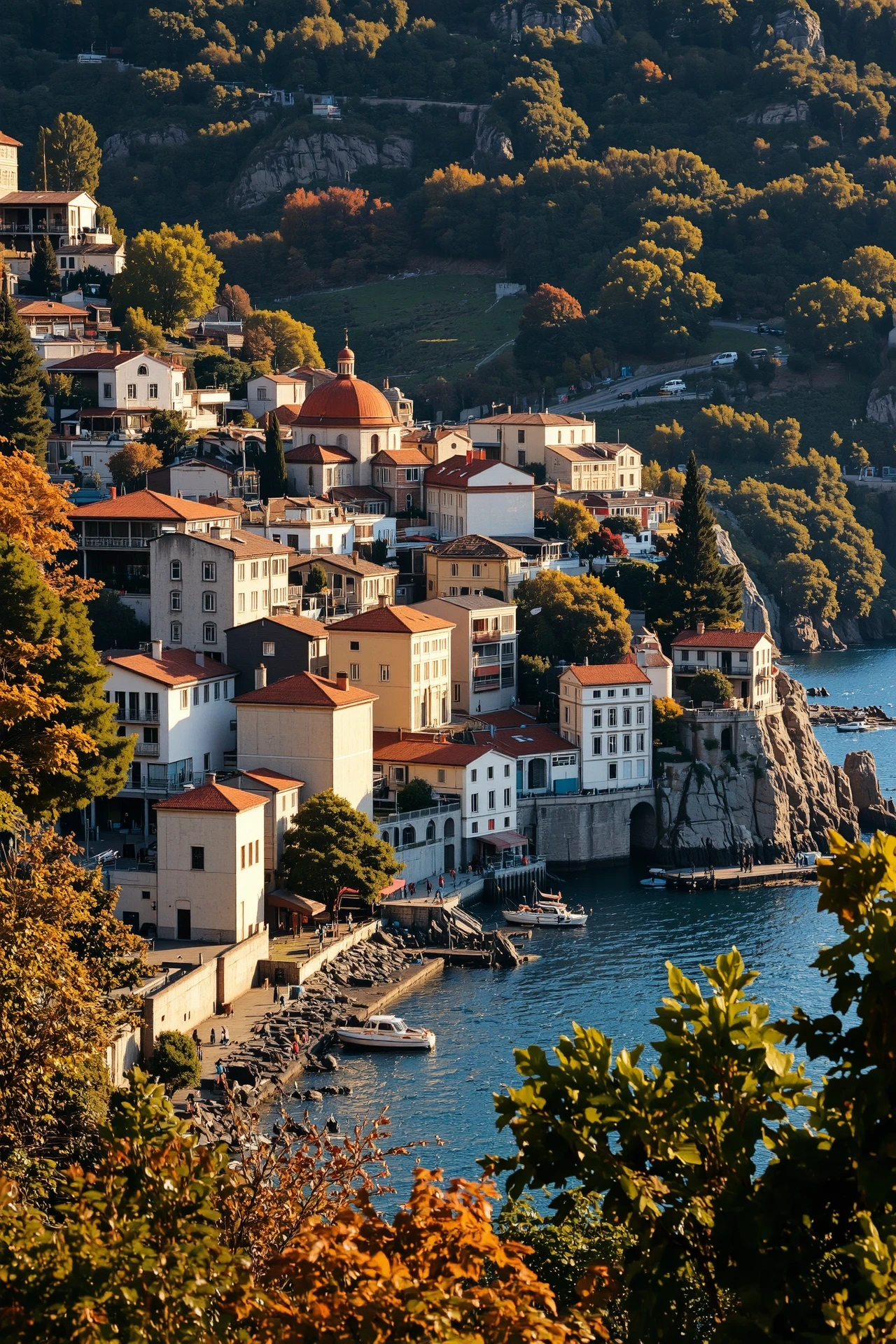 photo, photography, Fujifilm XT3 Viltrox, Amalfi Coast, Italy landscape, golden hour, very intricate, very detailed, realistic. sharp, colorful, film grain, high contrast, <lora:Hand v2:1> <lora:Anti-Blur:1> <lora:Insane Detail Slider:0.5>  <lora:Flux.1_Turbo_Detailer:0.6> <lora:flux.1_lora_flyway_Epic-detail_v2:0.6>