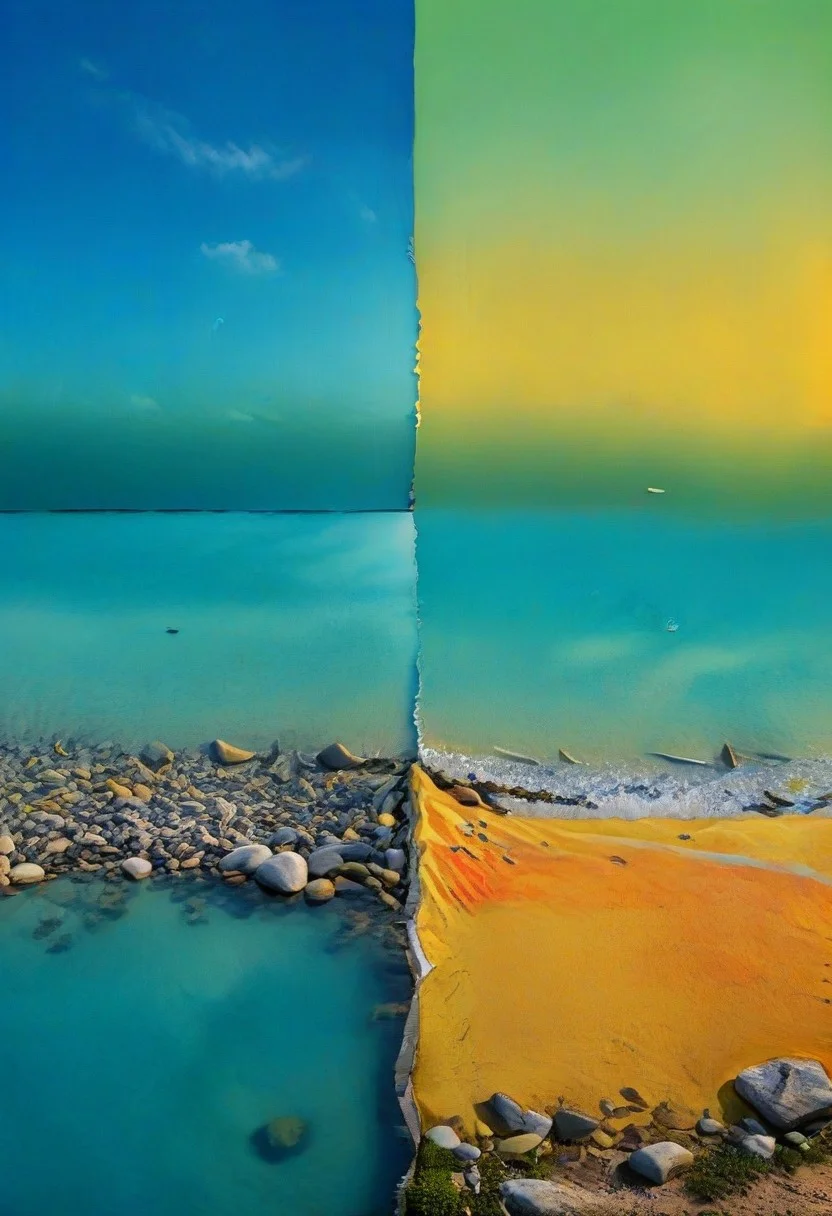 by Stephen Shore, by Christopher Balaskas, by Jerzy Duda-Gracz , aesthetic, harmonic, artistic, creative, esthetic, (peace of mind:1.4), collage, highly detailed and hyper surrealistic, perfect composition, harmonic colors, dramatic lighting