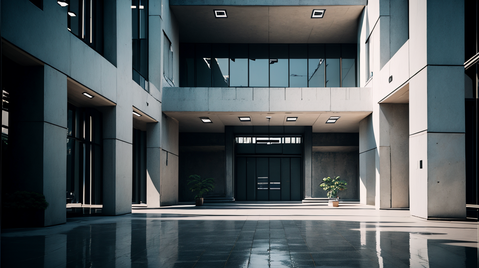 masterpiece, high detailed, high quality, empty modern building scene,  <lora:ToonModernBuilding:1>