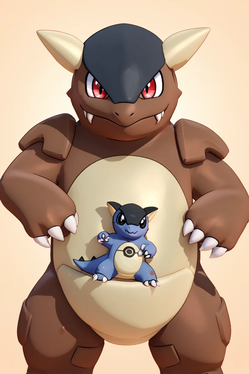 score_9, score_8_up, score_8,   BREAK, , zzKhan, no humans, claws, red eyes, black eyes, fangs,   <lora:Kangaskhan_Pokemon_PDXL_v3:0.8>,  , BREAK, smile, closed mouth, looking at viewer, cowboy shot,  ,,, embedding:zPDXL, Expressiveh, ,,, <lora:MantisStyle_PDXL_v2:0.8>, <lora:SDXLFaeTastic2400:0.5>, <lora:Expressive_H-000001:0.4>,