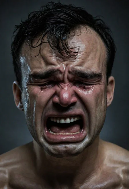 a man Cry