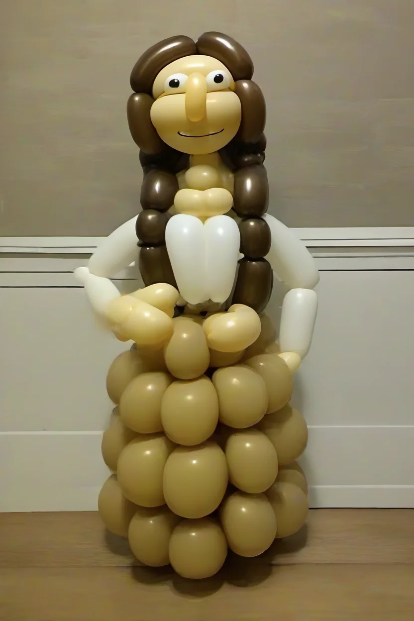 <lora:PE_BalloonStyle:0.8> PEBalloonStyle,
Balloon Sculpture of Mona Lisa