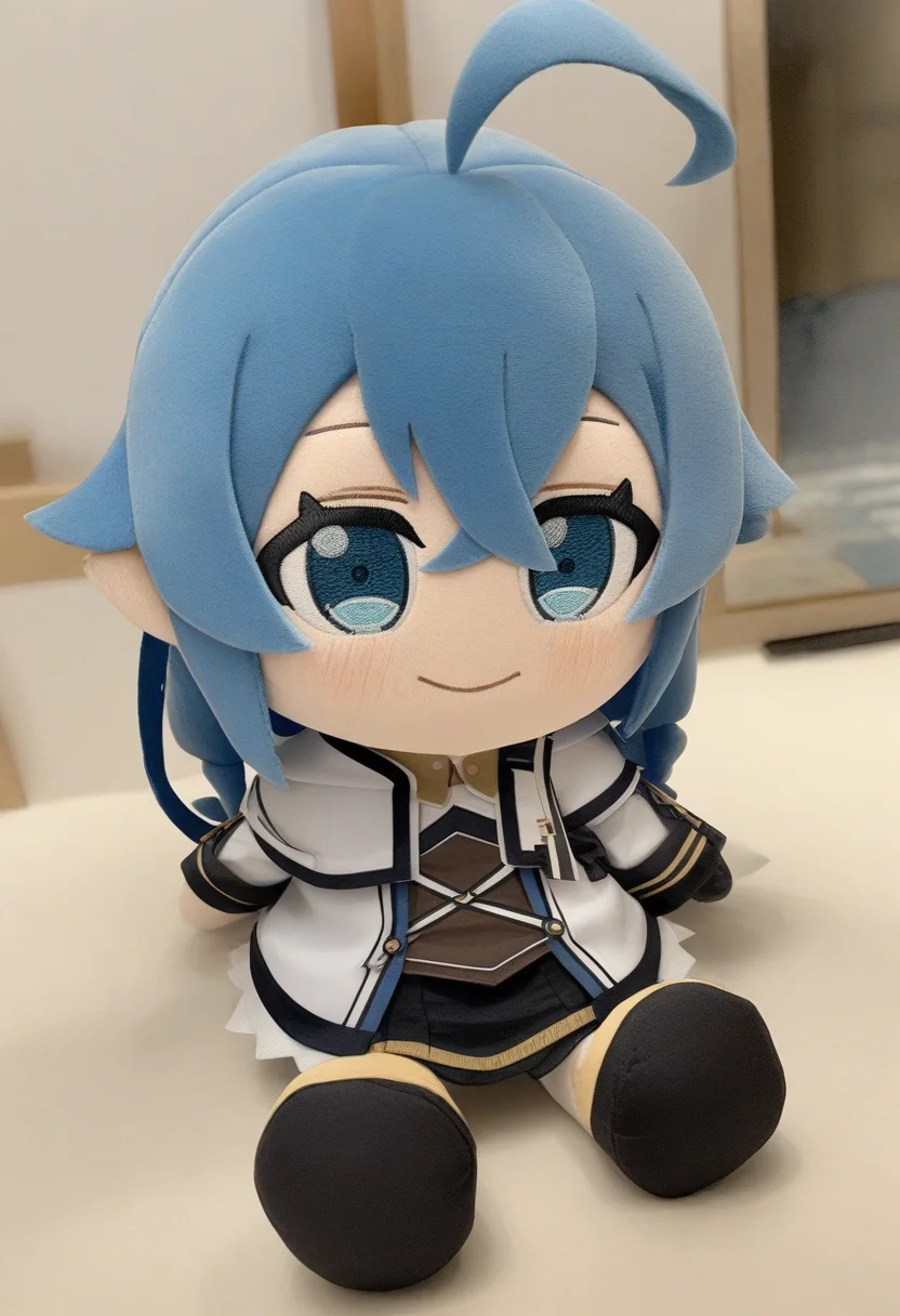 1girl, roxy migurdia,mushoku tensei, blue eyes , long hair , blue hair , twin braids , hair between eyes , ahoge ,
character doll, chibi, sitting, full body, smile,<lora:characterdoll_XL_v1:0.9>
ceiling, portrait, looking at viewer, smile, entrance, closed mouth,
best quality, very aesthetic, absurdres