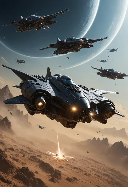 batman : Fearless warriors who pilot advanced spacecraft armed with quantum weaponry. They engage in aerial dogfights and orbital strikes, providing crucial air support to ground forces during epic conflicts. Quantum leader, march of the quantum empire, quantum empire, quantum soldiers, quantum super energy, powerful quantum army, epic war experience, cinematic experience, 8k, fantasy art, RPG style, full body <lora:add-detail-xl:1> <lora:great_lighting:1> <lora:JuggerCineXL2:0.8> Movie Still, Film Still, Cinematic, Cinematic Shot, Cinematic Lighting