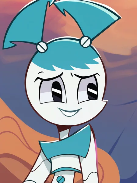 <lora:XJ-9:0.7>, x_j_9, 1girl, robot, blue hair, black eyes, <lora:Lilandava_PDXL:1> lilandavastyle, score_9, score_8_up, score_7_up,