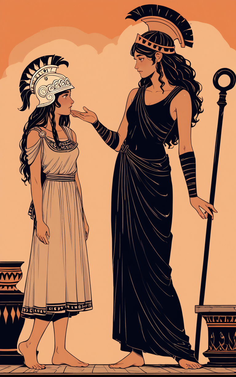 <lora:GreekPot-000008:1> 
gr33k, greek pottery, orange, 1girl, standing, helmet, full body, monochrome, orange theme, armor, dress, long hair, orange background, score_9, score_8_up, score_7_up, score_6_up, score_5_up, score_4_up, BREAK, <lora:princess_xl_v2:0.8>