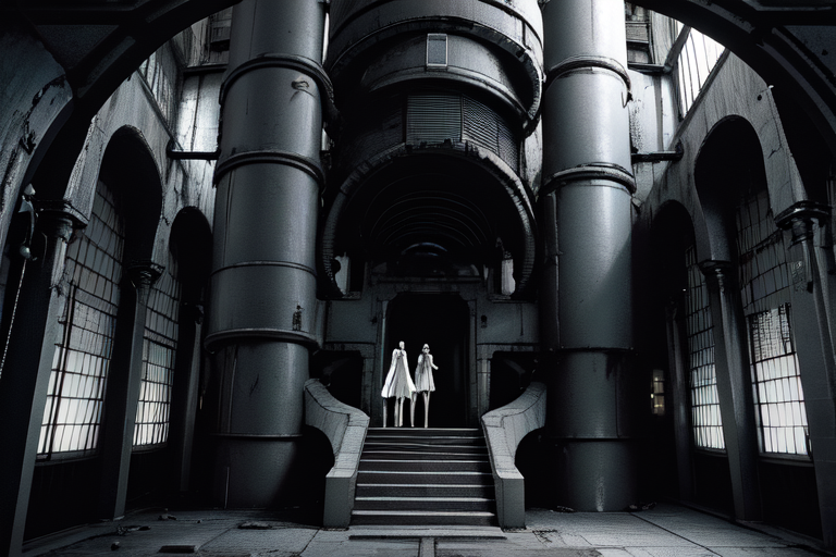 highly insanely detailed, masterpiece, top quality, best quality, highres, 4k, 8k, RAW photo, (very aesthetic, beautiful and aesthetic),  
tsutomu nihei,nihei_tsutomu,blame!,blame gakuen!,abara,TNstyle,sidonia_no_kishi,(hangar,giant room,megastructure in background,space,spacecraft,tunnel,stairs,mausoleum,sidonia \(ship\)),blm,open space,dark background,science fiction,no human,decrepit,futuristic,empty,dystopia,destroyed,cyberpunk,biomachine,bioluminescence,flock, 
<lora:blamev2:0.5>, 
(1girl:1.3), 
solo focus, 
japanese onsen,onsen,âââ