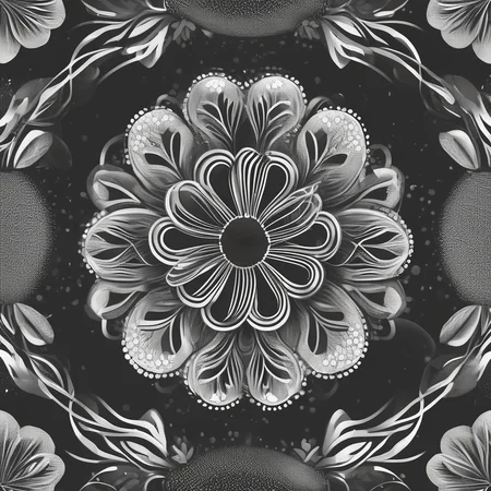 {best quality},<lora:texture_V0:1>,round image,grayscale,cline,flower texture,thin halftone texture,bezier,plane picture,