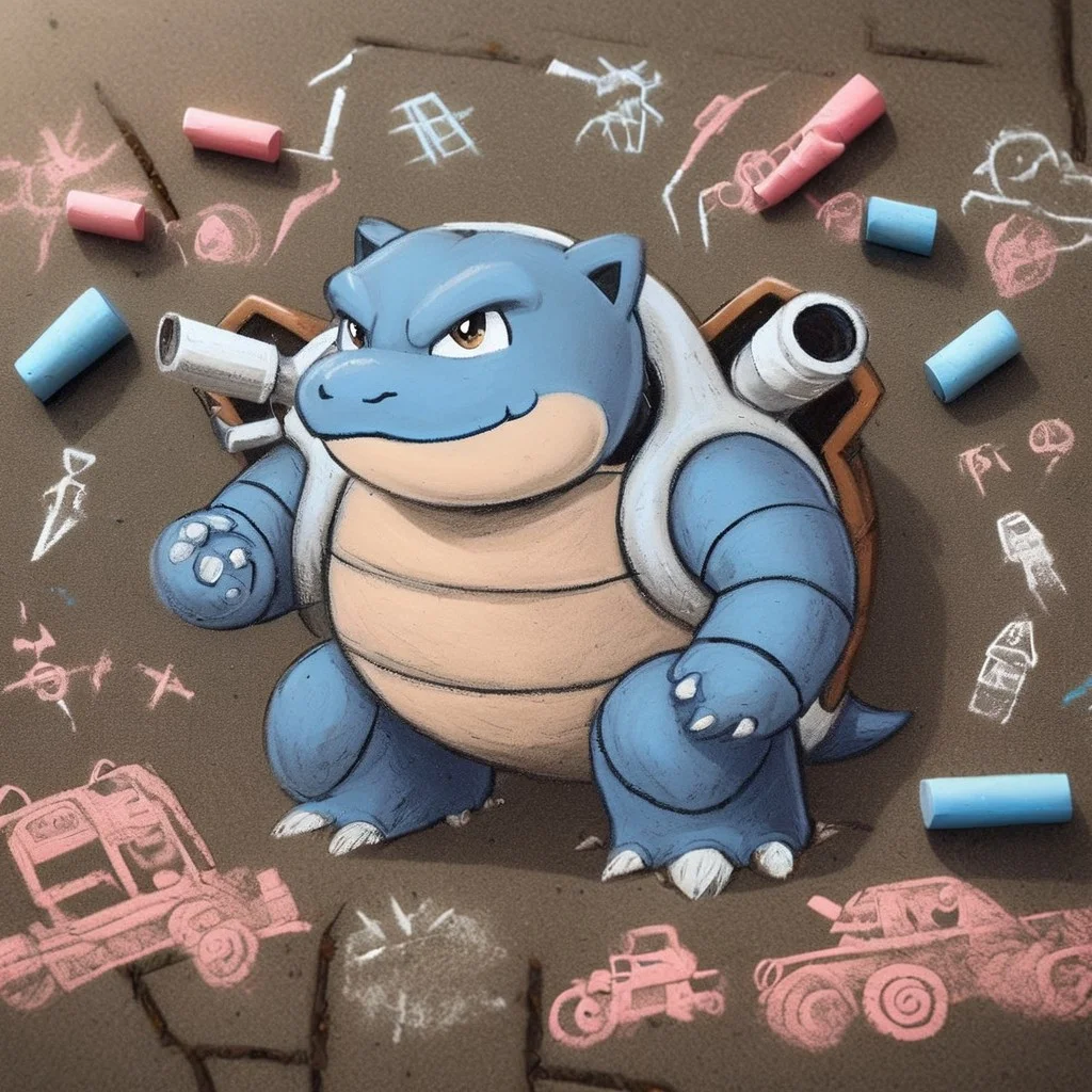 ch4lkdr4wing, chalk, blastoise, canons,