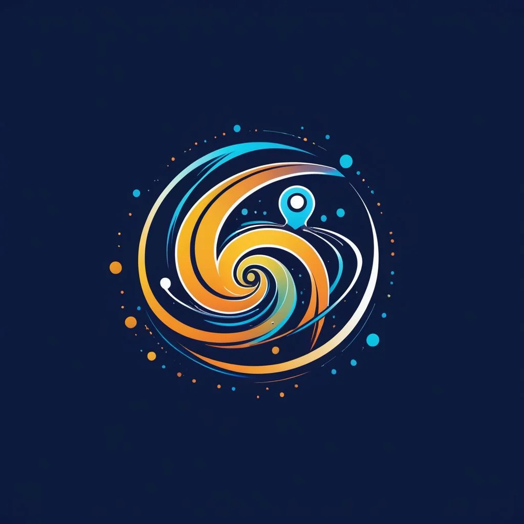 artlg, logo of prompt engineering firm where art is the focus and science is innate with engineering the bridge connecting the intersection, mascot is a snail with a trail of ink