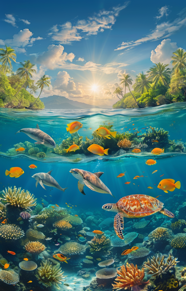 masterpiece,best quality,<lora:tbh341-sdxl:0.75>,illustration,style of underwater sea life animals