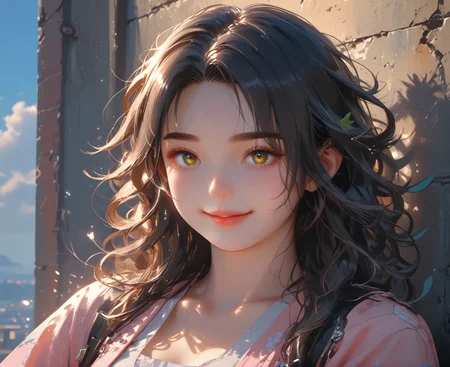 PonyScores7, source_anime, ah1, IllustriousQual, <lora:natsumi_style:0.5>, <lora:by_usakun-pony:0.4> by usakun, <lora:Akina_Bbw_Style_-_PonyXL:0.2> AkinBw
BREAK (zoom_out:1.8), (landscape})
BREAK 1girl, mature female, (round face:1.2), (thick eyebrows:1.3), (curvy), round-chin, caucasian, (plump face), <lora:Round_face:0.2>, <lora:ETO_OCPonyXL:0.3> eto_oc, skindentation, (plump), thick thighs, wide hips, busty, voluptuous, lips, <lora:venus body PonyXL:0.3>, <lora:shinyskin2:0.2> glistening skin
BREAK  (((curly hair), long hair, (black hair:1.4), (parted hair:1.7), messy hair, kinky curls, <lora:hairdetailpxl:0.2> hairdetailpxl))
BREAK ((half green and brown eyes), (colorful eyes), (multicolored eyes), (downturned eyes:1.4), <lora:expressive eyes:0.2> expressive eyes, <lora:eyedetailpxl:0.2> eyedetailpxl, <lora:Eyes_High_Definition:0.2> EyesHD)
BREAK ((captivated expression, Soft gaze, slight smile, focused expression,  <lora:Expressive_H:0.2> Expressiveh, <lora:Emotional_Anime_Expressions_PonyXL_Concept:0.2> emotional, <lora:Best_Facial_Expression_LoRA_PONY:0.2>, looking at viewer, <lora:Detailed expressive EXEV style -XL Pony V1.0:0.2> FaceDetail))
BREAK ((leaning back against a wall))
BREAK riptide soft peach pink bodysuit with high-waisted leather skirt and black pumps
BREAK (((beautiful snowflakes falling from the sky)))
BREAK <lora:xl_more_art-full_v1:0.2>, <lora:aesthetic_anime_v1s:0.2>, <lora:EpicF4nta5yXL:0.2>, <lora:detailxl:0.2> detailxl, <lora:Fant5yP0ny:0.2>, best quality, amazing quality, best aesthetic, absurdres, illustration, Volumetric_Lighting, ultra-detailed, very aesthetic, intricate details, 8k, masterpiece, best_quality
BREAK Stable_Yogis_PDXL_Positives, AS-Adult, <lora:Complicated fantasy portrait - XL Pony V2.0:0.2>, bad-hands-5, <lora:HDA_Detailer:0.3>, HDA_FatGirlXL