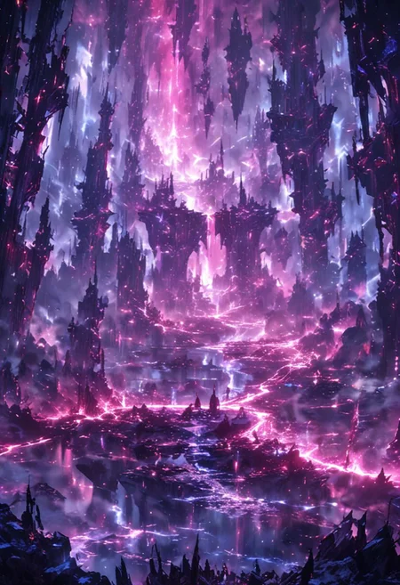 epic landscape city dark apocalyptic fantasy world river
dramatic lighting, fog rain cloud blue purple red decay ruin spaceship