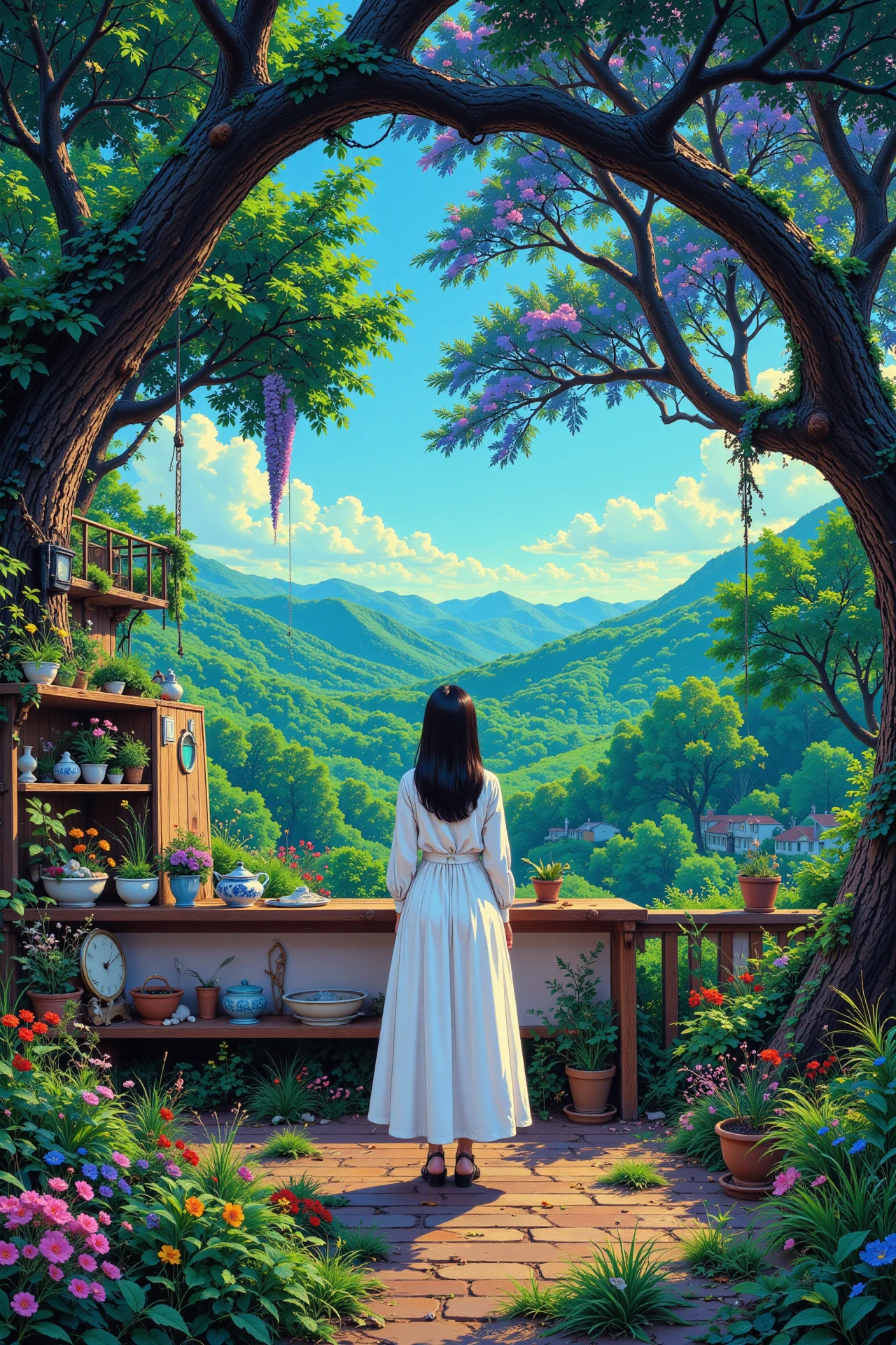 laboratory beautiful  landscape, morning, woman, very intricate, very detailed, sharp, bright, colorful, <lora:Hand v2:0.5> <lora:Anti-Blur:1><lora:Insane Detail Slider:0.25>  <lora:flux.1_lora_flyway_Epic-detail_v2:0.3> <lora:fluxenhancer:0.25> <lora:Anime_style:0.7> anime style