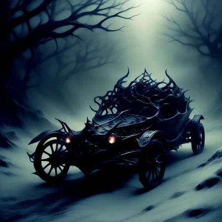 wyrmterro car, darknes<lora:wyrmterro:1>