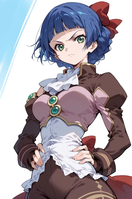 score_9, score_8_up, score_7_up, score_6_up,
<lora:Mamiina:1> mamiina, 1girl, sibylla, blue hair, serious, hand on waist,