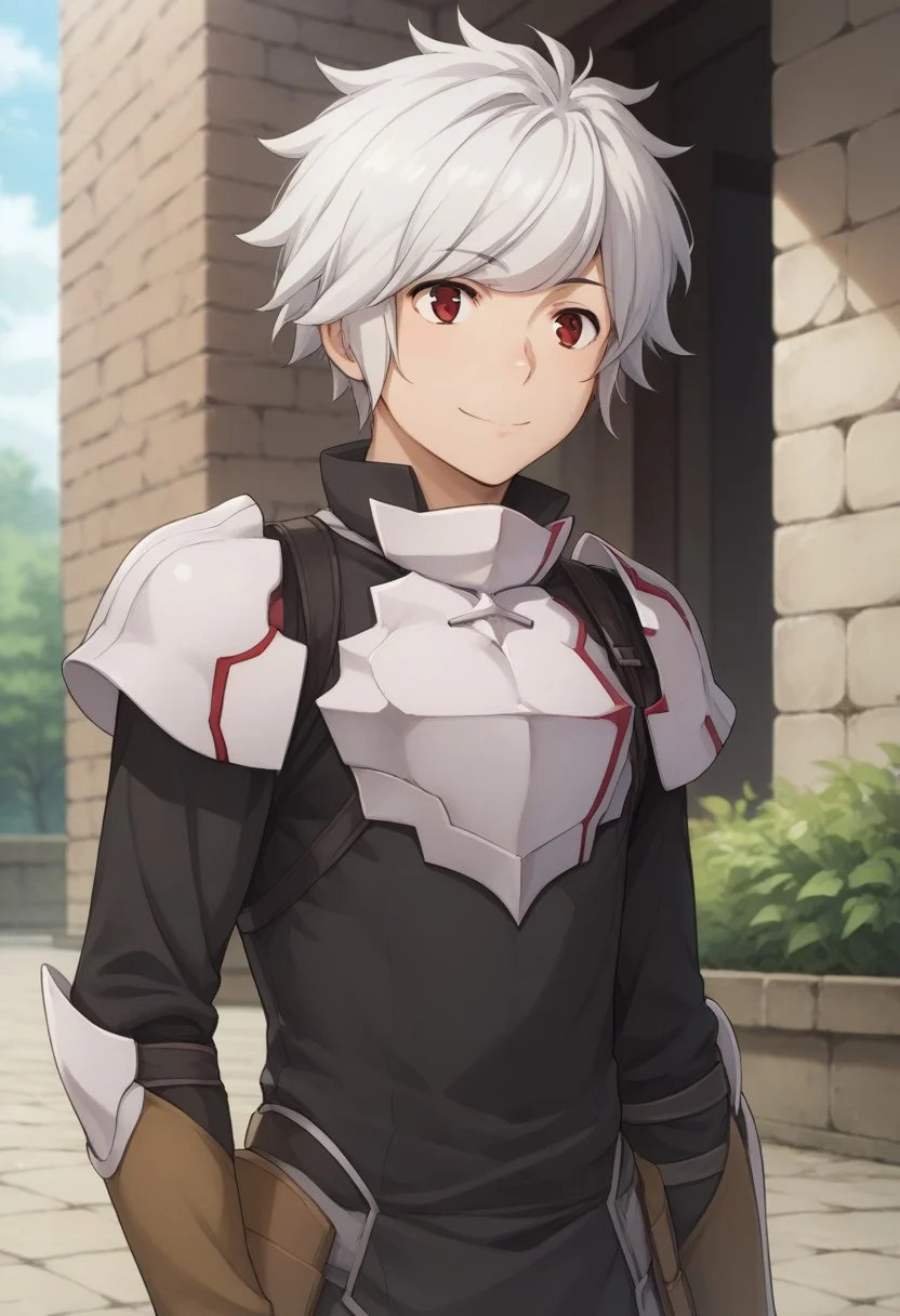 score_9, score_8_up, score_7_up, source_anime, highly detailed,
belcranel, 1boy, male focus, solo, white hair, red eyes, armor, shoulder armor, brestplate, shirt, black shirt, gloves, brown gloves, upper body, smile,
outdoor,