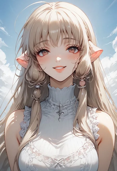 score_9, score_8_up, score_7_up,BREAK,
smile,1girl,solo,
Chobits,Chii,
edgSexyAttire, long hair,turtleneck, bare shoulders, sleeveless, lips,wearing edgSexyAttire,clothing cutout,sexy_attire
,Expressiveh,