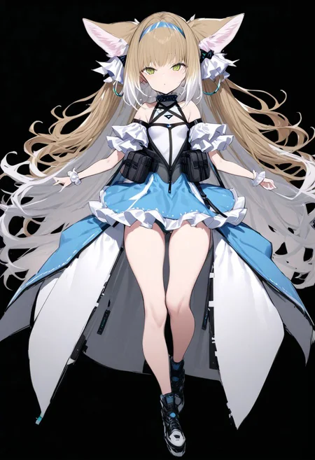 masterpiece, best quality, ultra-detailed, beautiful, nai3, 1girl, solo, full_body, tachi-e,
suzuran_\(arknights\),