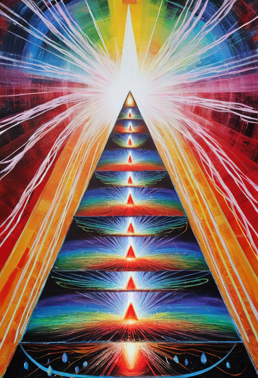 Neo-Expressionism, Painted art, vibrating vibrations, reverberating, pyramid made of frequencies, paths of light, ascension, ultra detailed  <lora:PornMaster-Fantasy style-V1:0.7> <lora:spo_sdxl_10ep_4k-data_lora_webui:0.7>,