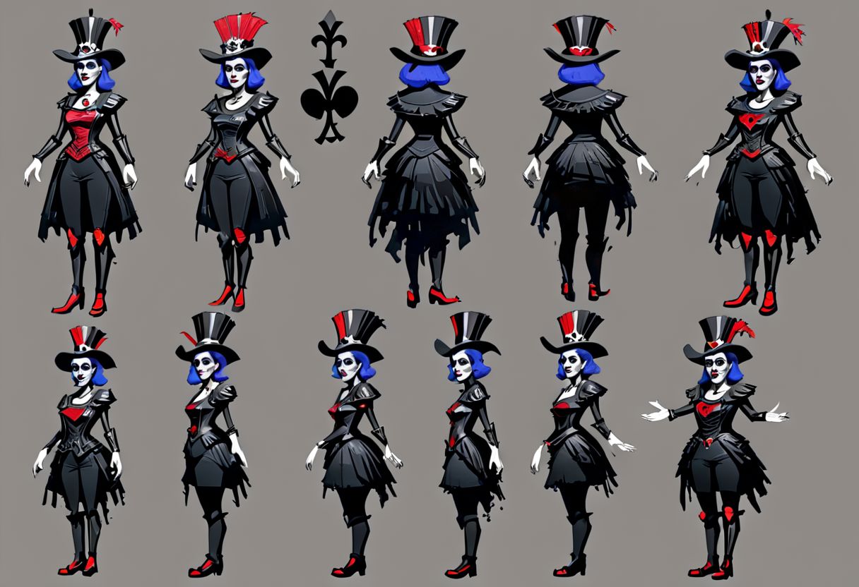 Queen of Spades character concept art