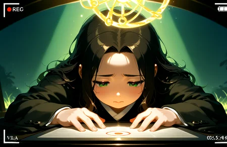 PonyScores7, source_anime, ah1, <lora:natsumi_style:0.5>, <lora:by_usakun-pony:0.4> by usakun, <lora:Akina_Bbw_Style_-_PonyXL:0.2> AkinBw
BREAK 1girl, (curly hair), long hair, (black hair:1.3), mature female, (parted hair:1.7), (round face:1.2), (thick eyebrows:1.2), (curvy), round-chin, (greenish brown eyes:1.4), (colorful eyes), (multicolored eyes), caucasian, (downturned eyes:1.2), (plump face), messy hair, <lora:Round_face:0.1>, <lora:ETO_OCPonyXL:0.5> eto_oc, skindentation, (plump), thick thighs, wide hips, busty, voluptuous, kinky curls, lips, <lora:venus body PonyXL:0.4>, (((regretful expression, Downturned mouth, sad eyes, furrowed brows), (She sits at a piano, her fingers poised to play), (A massive underwater trench where floating platforms made of shimmering glass hover over the deep abyss, connected by glowing bridges of energy))), looking at viewer, (((black rock loyal scribe, with ink-stained fingers and a wax tablet recording heroic deeds for future generations)))
BREAK <lora:xl_more_art-full_v1:0.2>, <lora:shinyskin2:0.2> glistening skin, <lora:aesthetic_anime_v1s:0.2>, <lora:Expressive_H:0.2> Expressiveh, <lora:hairdetailpxl:0.2> hairdetailpxl, <lora:EpicF4nta5yXL:0.2>, <lora:detailxl:0.2> detailxl, <lora:Fant5yP0ny:0.2>, best quality, amazing quality, best aesthetic, absurdres, <lora:expressive eyes:0.2> expressive eyes, <lora:eyedetailpxl:0.2> eyedetailpxl, illustration, Volumetric_Lighting, ultra-detailed, very aesthetic, intricate details, 8k, masterpiece, best_quality
BREAK (Eye-level angle (from the side) view Extreme Close shot, focus on legs)
BREAK <lora:Eyes_High_Definition:0.3> EyesHD, Stable_Yogis_PDXL_Positives, AS-Adult, <lora:Complicated fantasy portrait - XL Pony V2.0:0.4>, bad-hands-5, <lora:HDA_Detailer:0.2>, HDA_FatGirlXL,