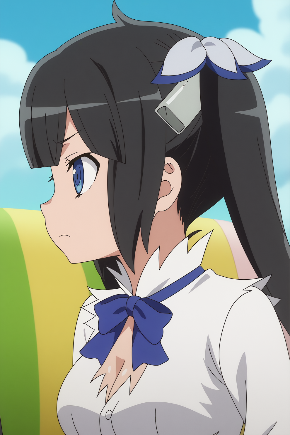 Hestia, anime screencap <lora:Danmachi-Hestia-PDXL:0.8>