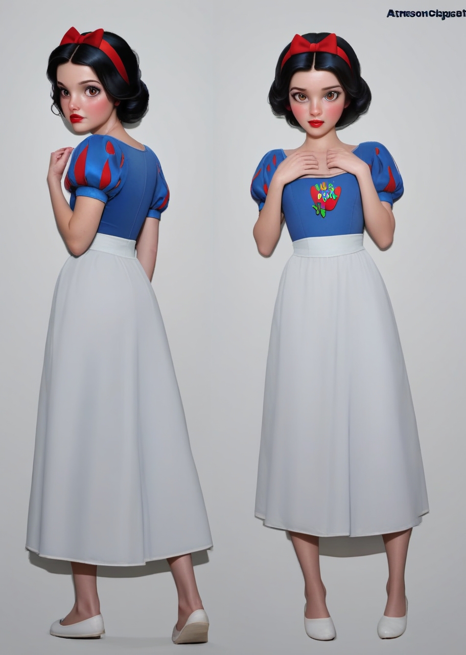 princess Snow White,, <lora:princess_pony_v1:0.6> 1girl shirt<lora:AA_Ads_Only:1> 445l34z3mult1, multiple views, , score_9, score_8_up, score_7_up, score_6, score_5, score_4,