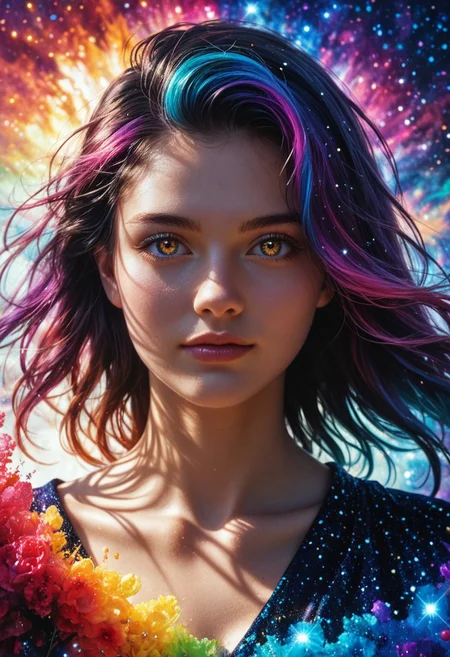 score_9,score_8_up,score_7_up, masterpiece, 1girl, solo, source_anime, (detailed eyes), (high definition eyes), (high gradient eyes), (eyesHD), (best quality:1.4), a close up of a woman with colorful hair, anime girl with cosmic hair, rossdraws pastel vibrant, artwork in the style of guweiz, fantasy art style, colorful, vibrant fantasy style, cosmic and colorful, guweiz, colorfull digital fantasy art, stunning art style, beautiful anime style, shiny, shiny skin, (beautiful female), beautiful face, clear face, Shiny hair, concept art, professional anime, Byzantine Mosaics of a girl. (masterpiece, top quality, best quality, official art, beautiful and aesthetic:1.2), (1girl:1.4), portrait, extreme detailed, highest detailed, simple background, 16k, high resolution, perfect dynamic composition, bokeh, (sharp focus:1.2), super wide angle, high angle, high color contrast, medium shot, depth of field, blurry background,,itacstl, (EroticNansensu)