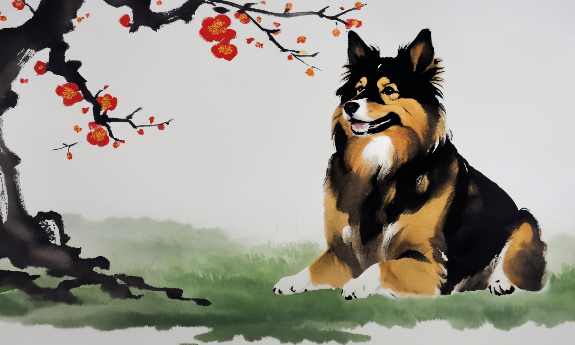 <lora:cipcd_xl-000005:0.9>,a colorful theme cipcd_xl painting,a dog is sitting on the grass,chinese zodiac,no humans,solo,whitebackground,simple background,simple detailed,8K,HDR,UHD,masterpiece,best quality,high resolution,wallpaper
