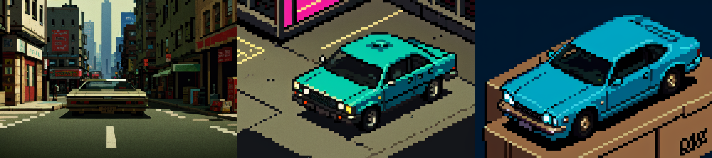 highly insanely detailed, masterpiece, top quality, best quality, highres, 4k, 8k, RAW photo, (very aesthetic, beautiful and aesthetic), bebop cityscape, buildings, radiator, ait conditioning, cardboard box, trash, street, car, <lora:bebopv01:0.5>, 
__lazy-wildcards/dataset/background-color__âââ