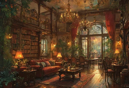 ((Beautiful woman in lingerie:2.0)), opulent library, tea service, lamplight <lora:Lost_In_Dreams:0.6>, <lora:detailed_notrigger:0.8>, Cinematic lighting, <lora:Dreamyvibes artstyle SDXL - Trigger with dreamyvibes artstyle:0.7> Dreamyvibes Artstyle