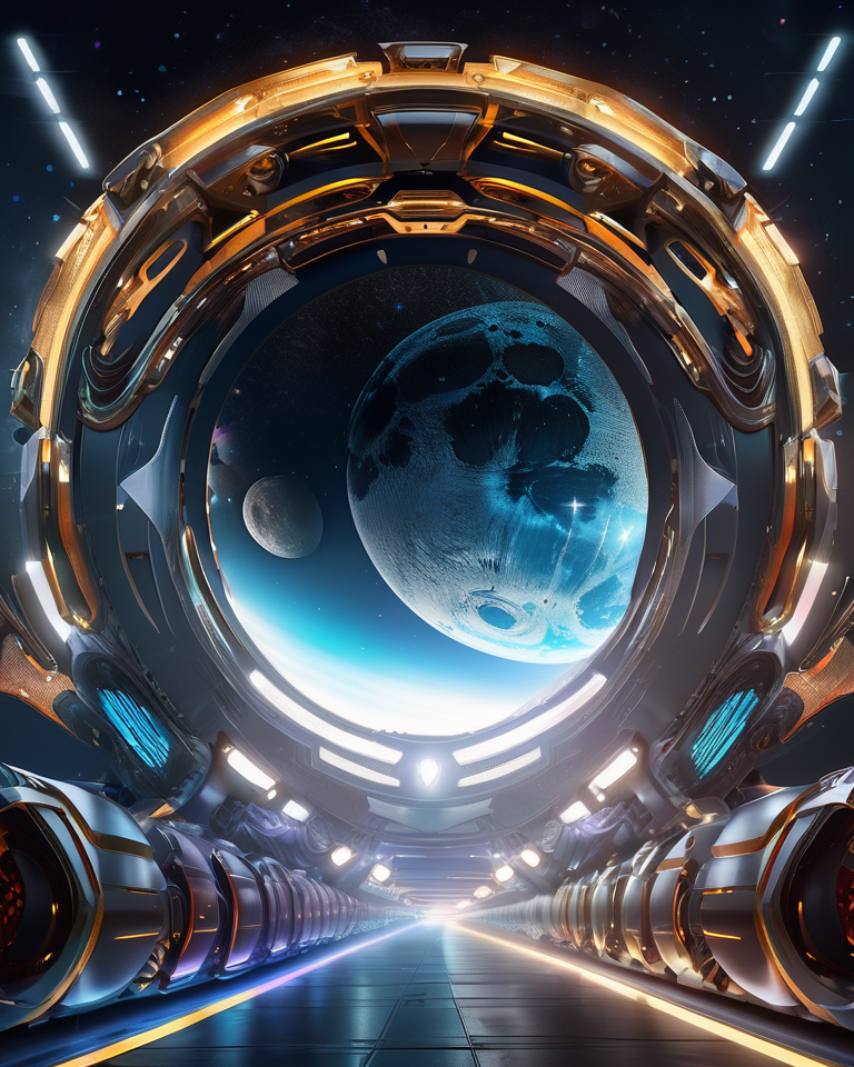 ((best quality)), ((masterpiece)), ((realistic)), (hyper detailed), Average Conveyance, LED Lighting,    Billet Grille, Lunar Steel, Ornate,  Mesh Texture,, Cosmic Ray,Cosmic Dust,Celestial Azimuth,Satellite,Dark Matter ((masterpiece)), 8K, HDR,  <lora:add-detail-xl:1>