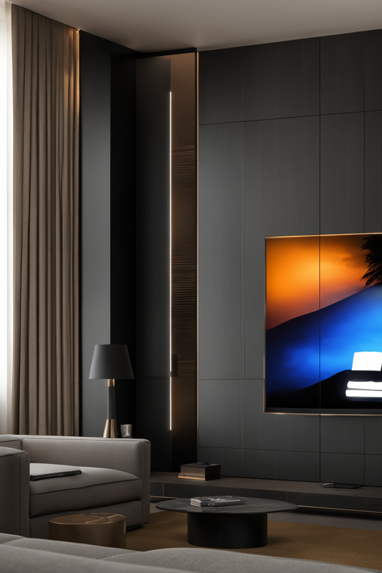 WD,living room,tv wall,couch,coffee table,carpet,window,bestquality,curtains,masterpiece,highquality,real,realistic,superdetailed,fulldetail,8K,<lora:Dark guest restaurant._V2ï¼XLï¼:1>,