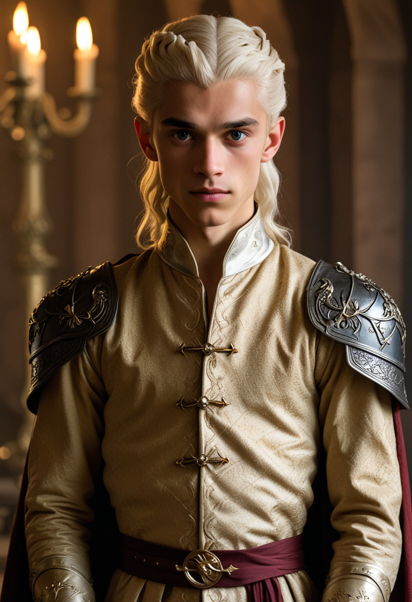 a 19yo skinny targaryen prince, <lora:sdxl_lightning_8step_lora:1>