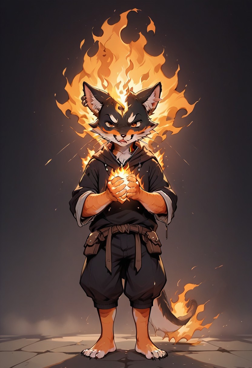 (((Barefoot furry character, full body, cinematic setting, furry male, plantigrade))) 
(((I am not a hero)))
(((I’m not what you think)))
Seven days, a morning mess
I know it’s just my own life
Looking for another world
I try not to burn out
The world awaits, so here I am
I am not a hero
I am not what you think
I just try to do my best and not to give in
I am not your hero and that’s why sometimes
I hide in (((a dark corner))) to (((break down and cry)))
Seven, they are my sins,
Burning flames under my skin
No hesitation, no turning back
I follow my rules, I try to forget
The burden I carry, used to slow me down
But now I am rising with a new strength
I am not a hero
I am not what you think
I just try to do my best and not to give in
I am not your hero and that’s why sometimes
I hide in a dark corner to break down and cry...
BREAK, intricate details, highly detailed, extreme detail, octane render, fine art, best quality, highres, (detailed face:1.5), ((full_body)), UHD, (((perfect hands))), low light, anime