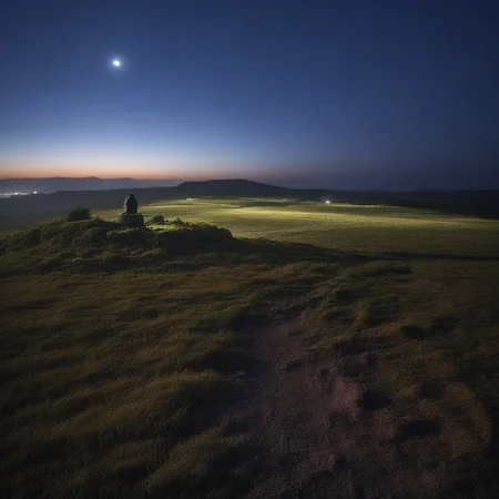 Landscape, night, no human