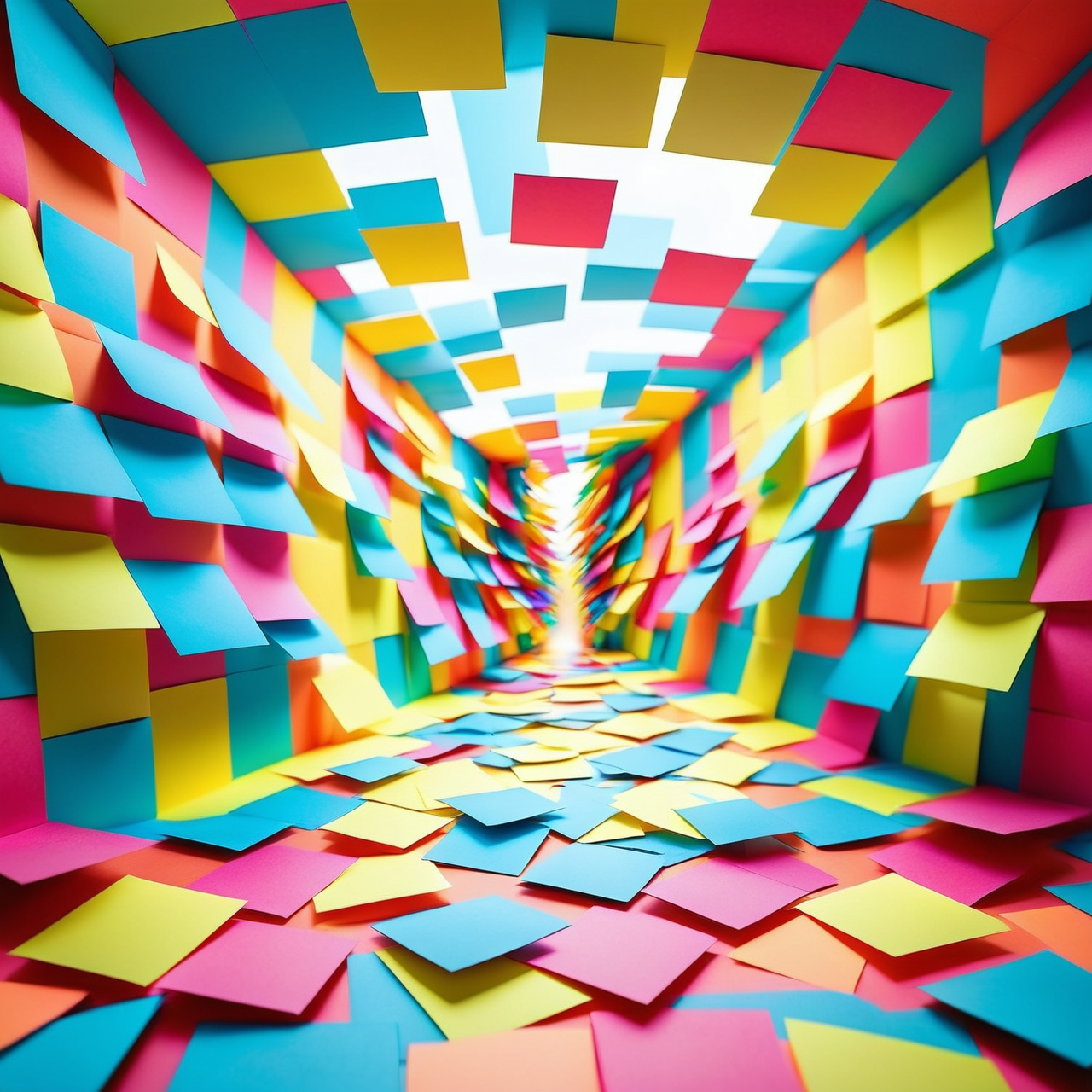 ("Through the looking glass, reality fractures, revealing a kaleidoscope of infinite possibilities.":1.2) , beautiful, city, Hurricane, pov, Jed-StickyN, <lora:StickyNotesStyle:1>, magic atmosphere, great light, vivid colors, ambient illumination, pure, fabulous colors