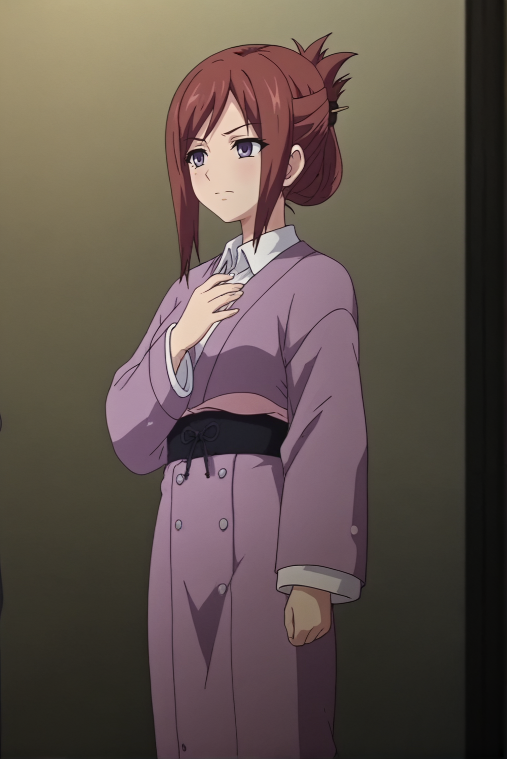 score_9, score_8_up, score_7_up, anime screencap, anime coloring, Sumire Nezu, <lora:commision-Kagirohi_Shaku_Kei_Another-Sumire_Nezu-PDXL-rnd89:0.8>