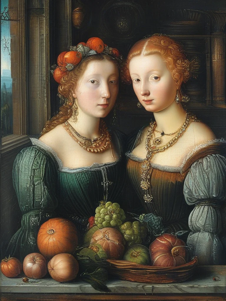 masterpiece,best quality,oil painting ,still life,<lora:tbh107-sdxl-dim64:1>,style of Albrecht Altdorfer