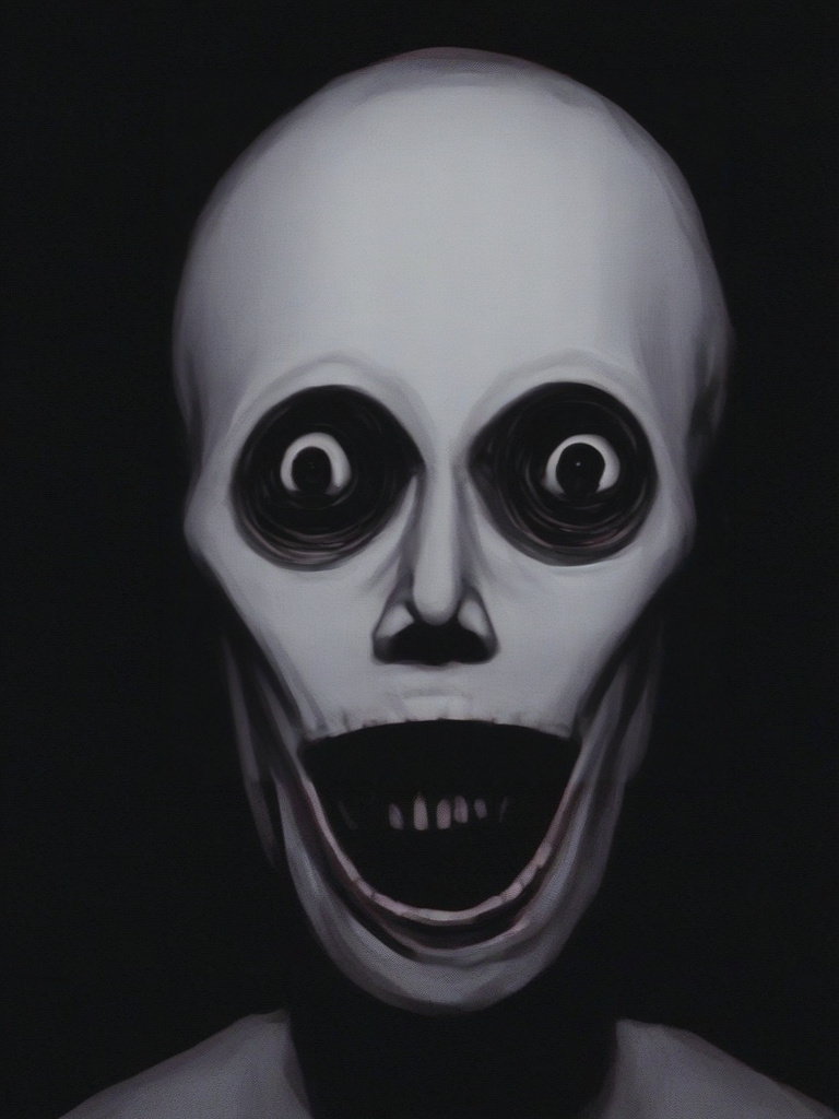 score_9, score_8, portrait of analog_horror monster, dark lighting, dark background, horror,  <lora:Analog_Horror_Style_r2:.8>