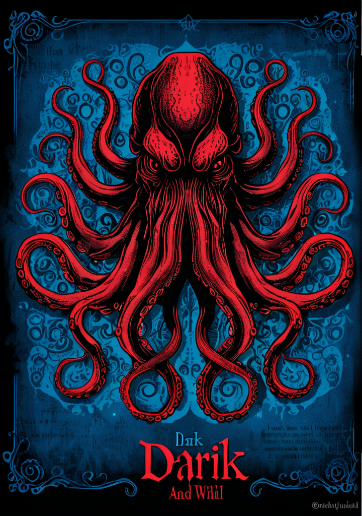 masterpiece,high resolution, <lora:Cthulhu-XL-9:0.8>,
cthulhu, tentacles, no humans, artist name, english text, copyright name, 2d,logo,blue and red